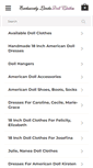 Mobile Screenshot of exclusivelylindadollclothes.com